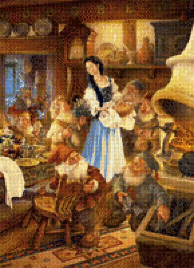 №711533 - белоснежка, сказки, иллюстрация - предпросмотр