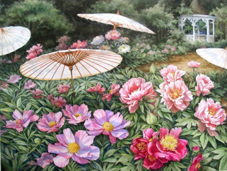 поле цветов - цветы - оригинал