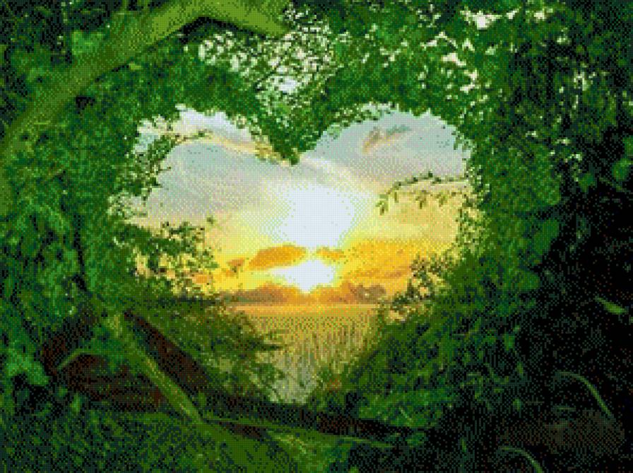 Восход - пейзаж, природа - предпросмотр