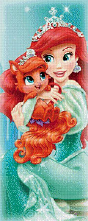 русалка дисней с питомцем - дисней - предпросмотр