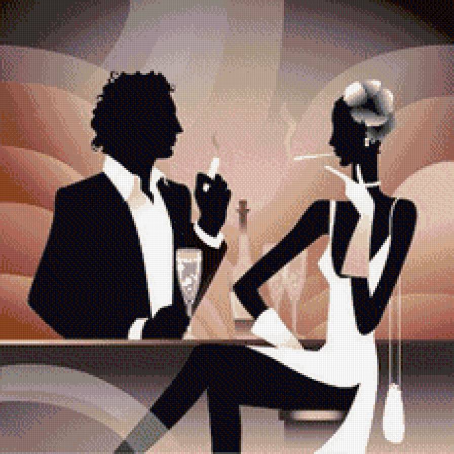 мужчина и женщина - он и она, влюбленные, роман, пара, они, двое, смлует, подушка, любовь - предпросмотр