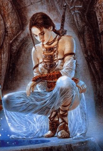 Дева-воин - девушка, воин, фентези - оригинал