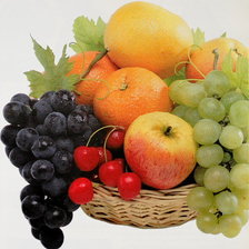 Схема вышивки «Свежие фрукты»