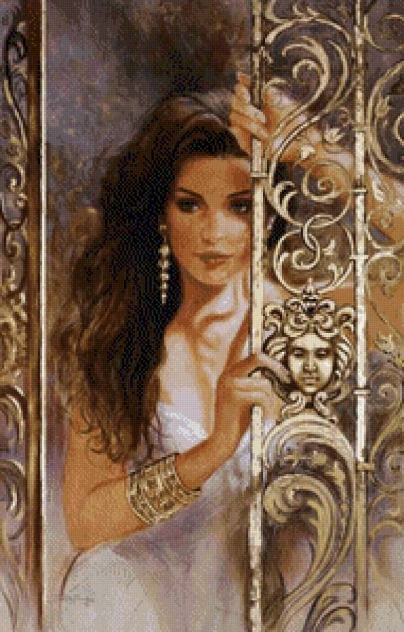 Девушка - девушка, картина - предпросмотр