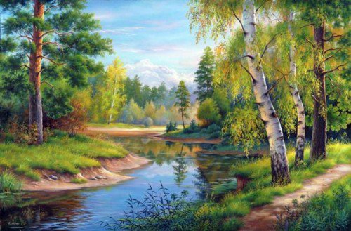 картина капырина - пейзаж, природа - оригинал