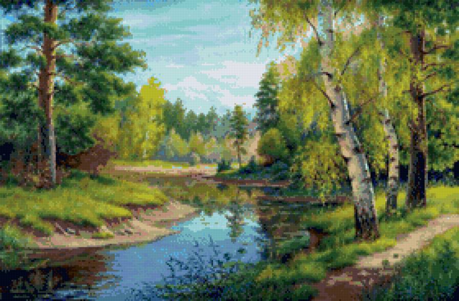 картина капырина - природа, пейзаж - предпросмотр