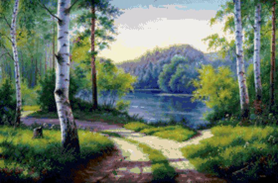 картина капырина - природа, пейзаж - предпросмотр