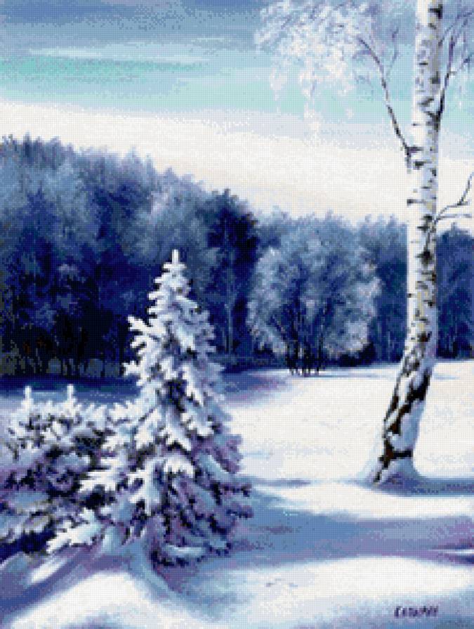 картина капырина - природа, пейзаж - предпросмотр