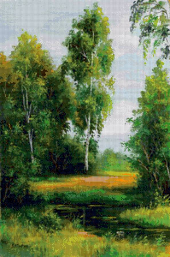 картина капырина - пейзаж, природа - предпросмотр