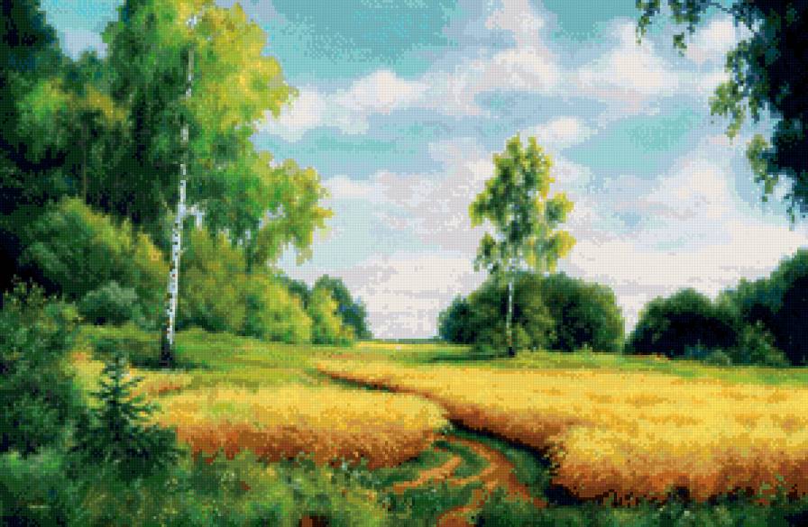 картина капырина - пейзаж, природа - предпросмотр