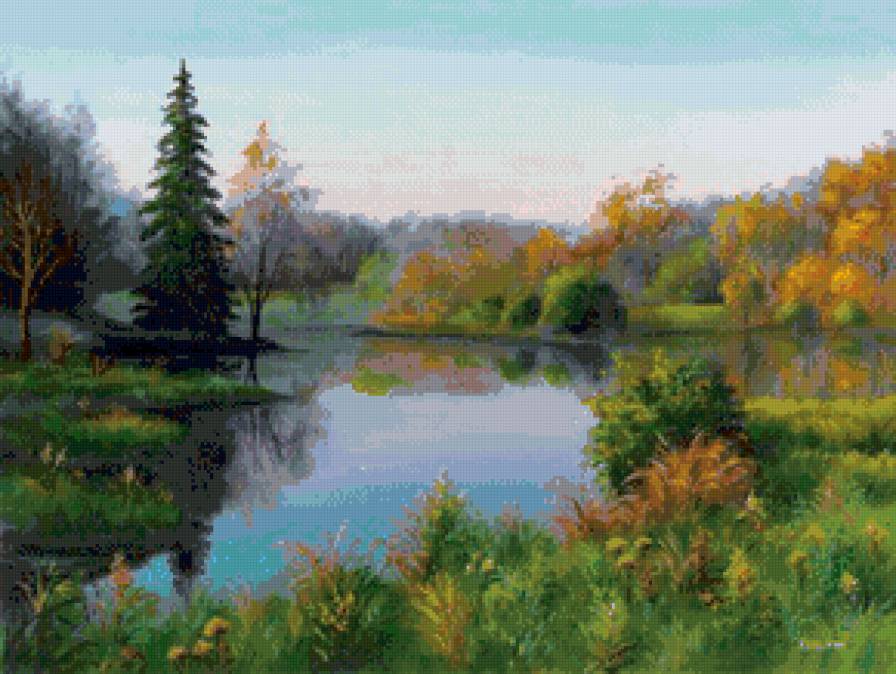 картина капырина - природа, пейзаж - предпросмотр