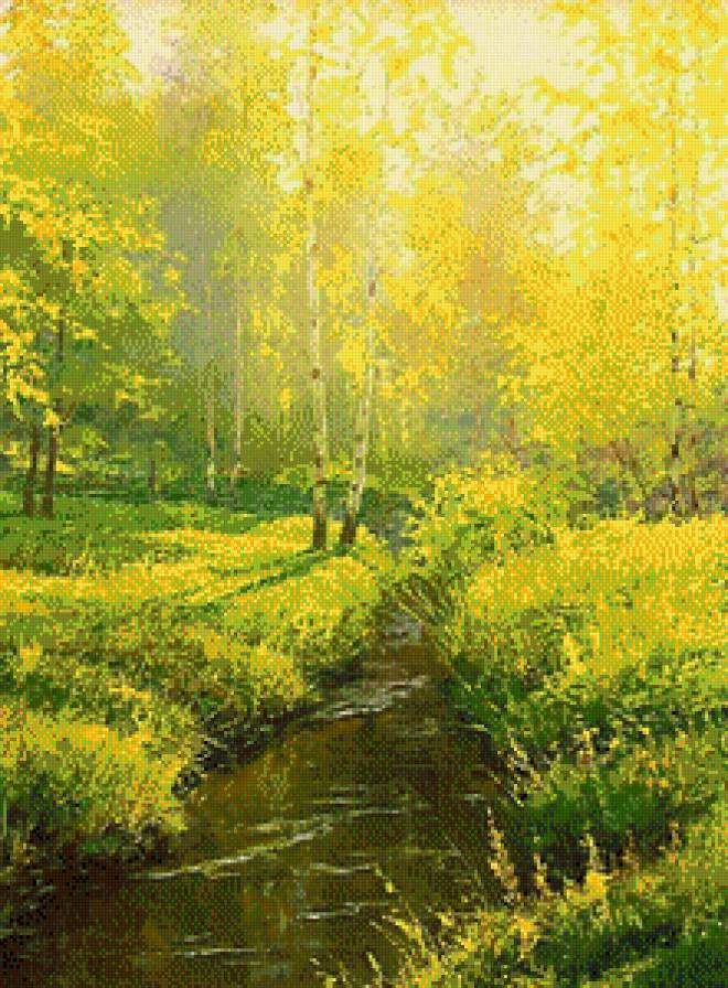 Утро - природа, пейзаж - предпросмотр