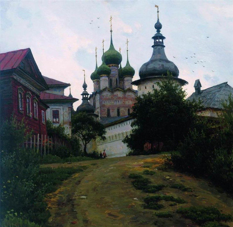 Дорога к храму 4 - пейзаж, храм, религия - оригинал