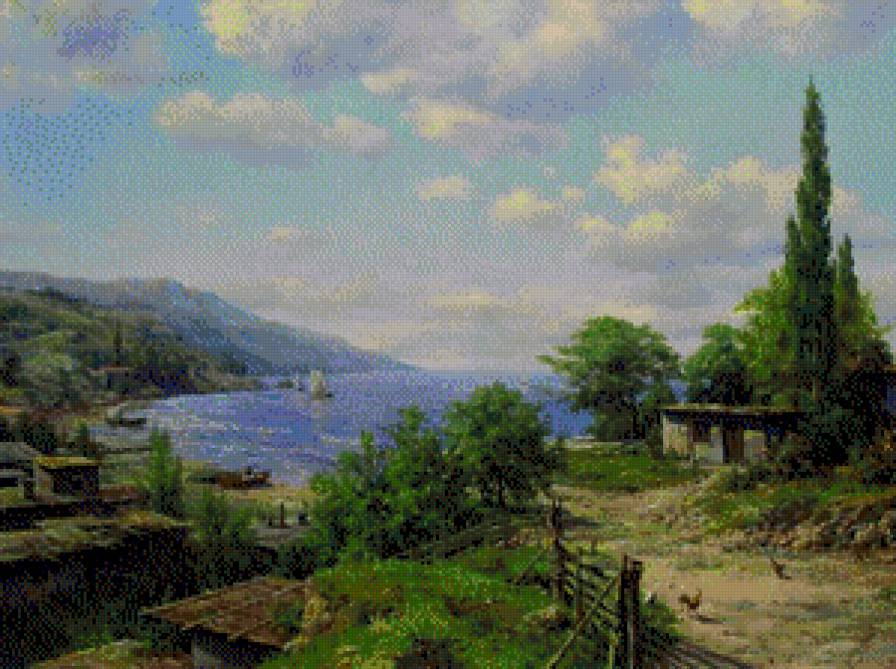 Берег моря - море, пейзаж, природа - предпросмотр