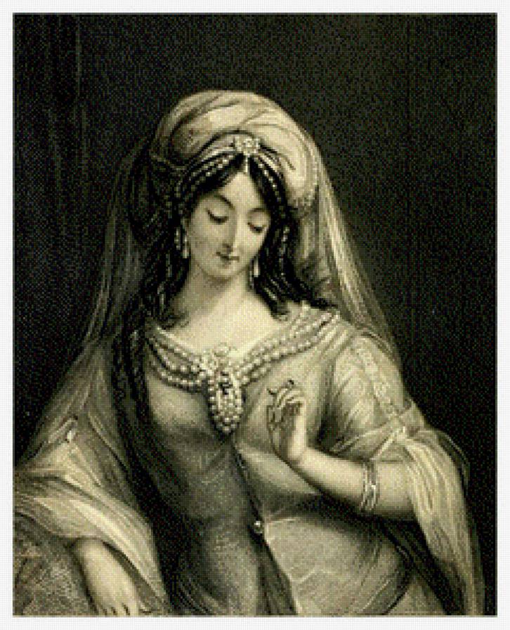 Гайде - гравюры, иллюстрации, девушки - предпросмотр