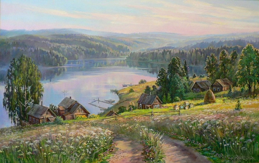 Деревенский мотив 8 - пейзаж, природа - оригинал