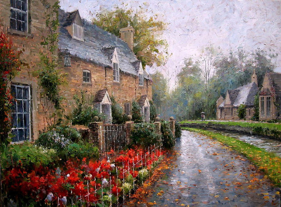 Городской мотив 2 - природа, пейзаж, город - оригинал