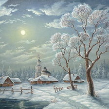 Схема вышивки «Дорога к храму 5»