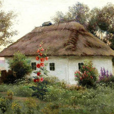 Схема вышивки «Деревенский мотив 14»