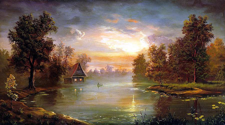 Деревенский мотив 16 - пейзаж, природа, деревня - оригинал