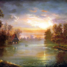 Схема вышивки «Деревенский мотив 16»