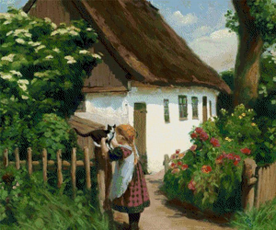 Деревенский мотив 20 - природа, пейзаж, деревня - предпросмотр