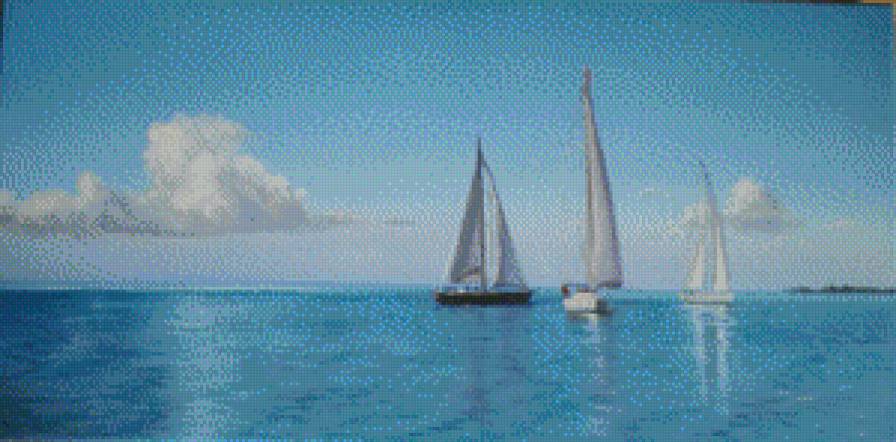 Морские мотивы - пейзаж, море, вода - предпросмотр