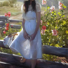 Девушка в белом 2