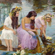 Схема вышивки «Праздник Ивана Купалы»