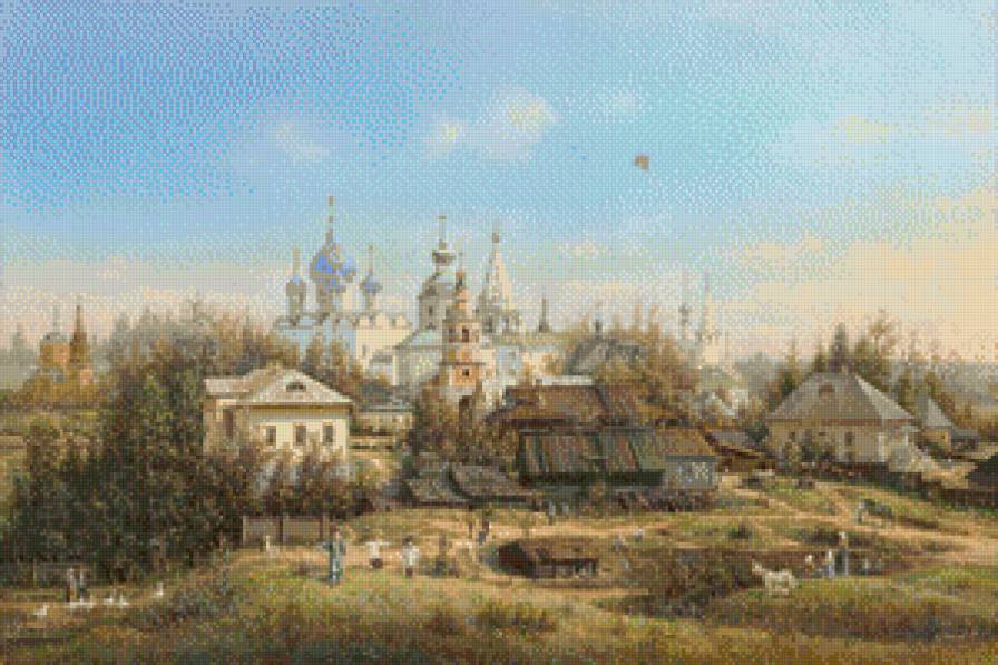 Дорога к храму 7 - храм, пейзаж, религия - предпросмотр