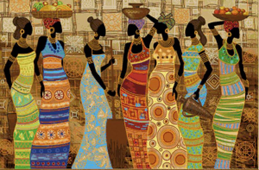 серия Африка - девушка, люди - предпросмотр