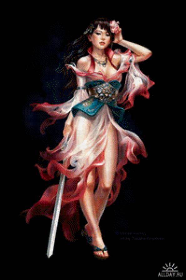 девушка-воин - девушка-воин - предпросмотр