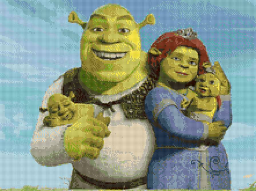 шрэк с фоном - предпросмотр