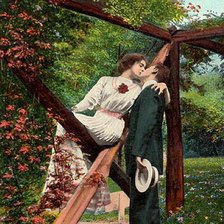 Схема вышивки «поцелуй»