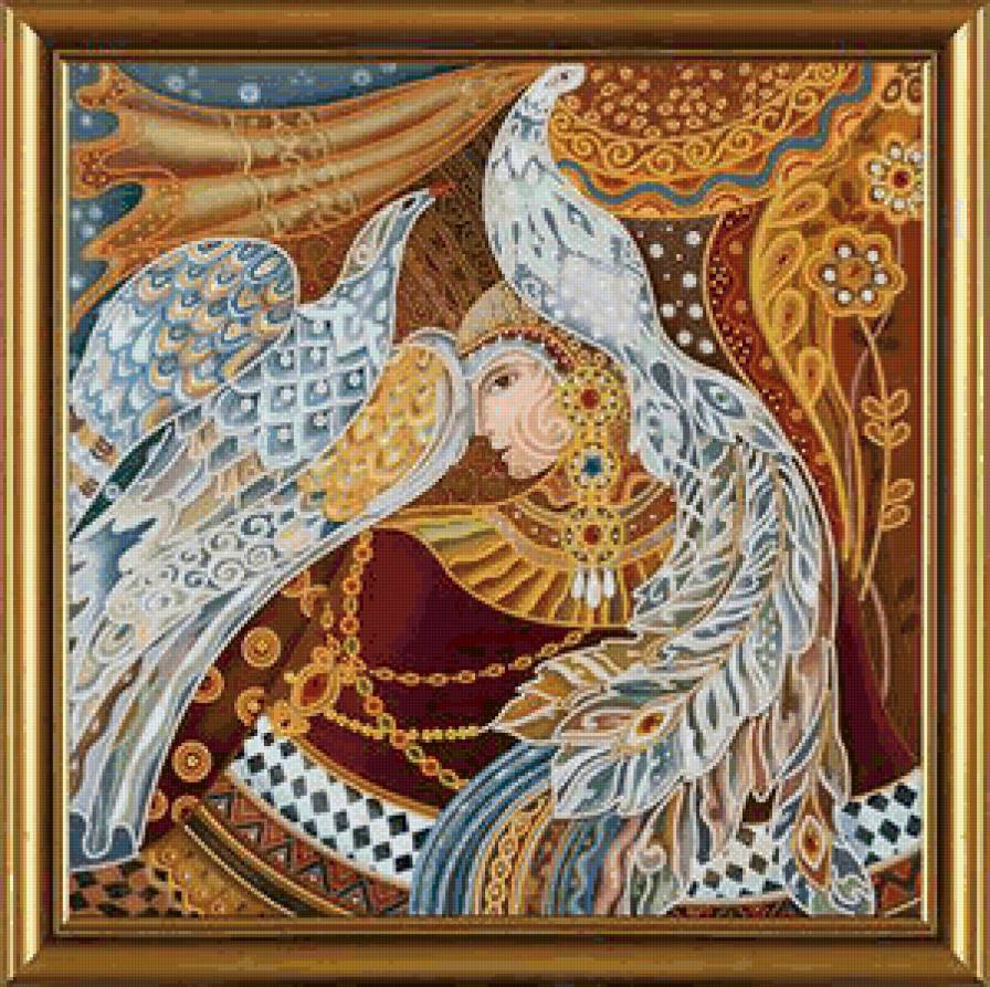 Девушка с птицами - девушка, люди - предпросмотр