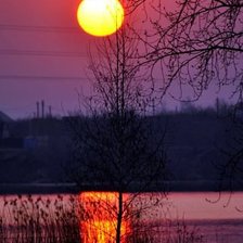 Схема вышивки «Закат»