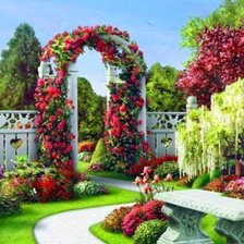 Оригинал схемы вышивки «пейзаж» (№714410)