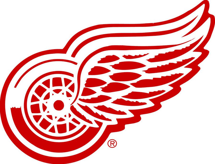 Эмблема хоккейного клуба detroid red wings - оригинал