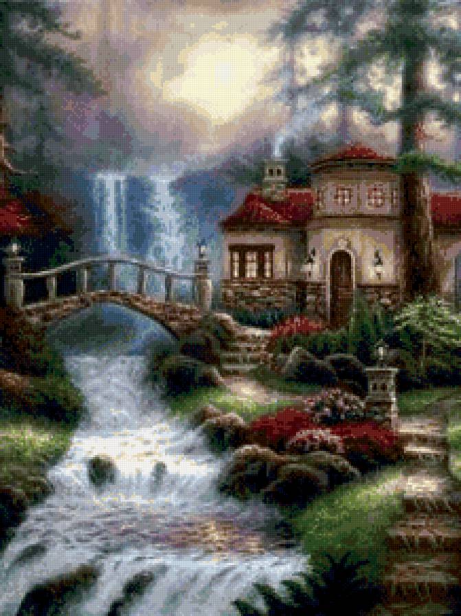 №714539 - природа, пейзаж, дом - предпросмотр