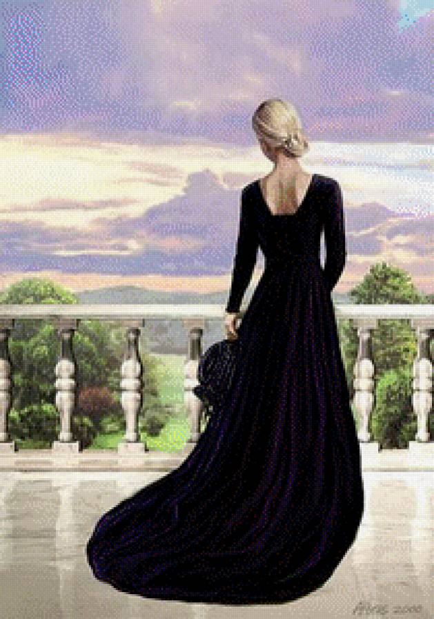 дама в черном - предпросмотр