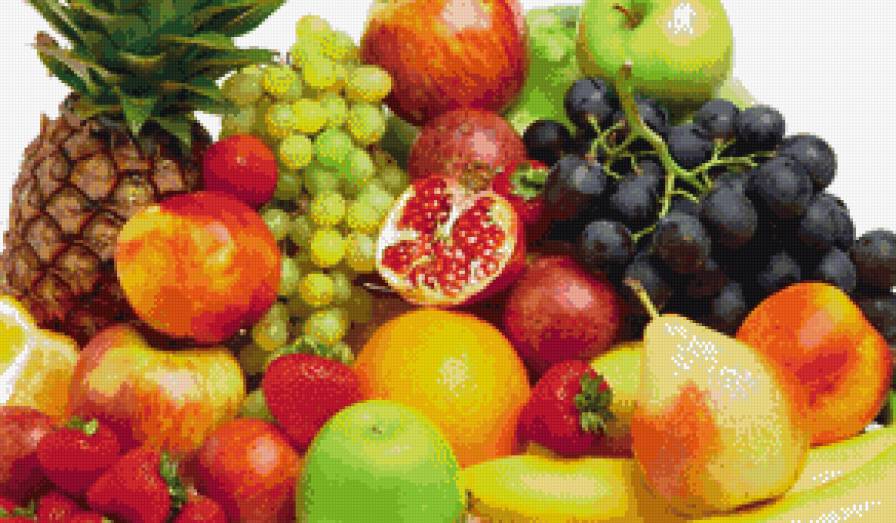 Фруктово-ягодный натюрморт - ягоды, фрукты, натюрморт, клубники - предпросмотр