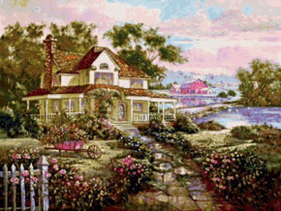 №715177 - пейзаж, природа, дом - предпросмотр