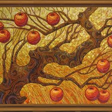 Оригинал схемы вышивки «Осенний сад» (№715184)