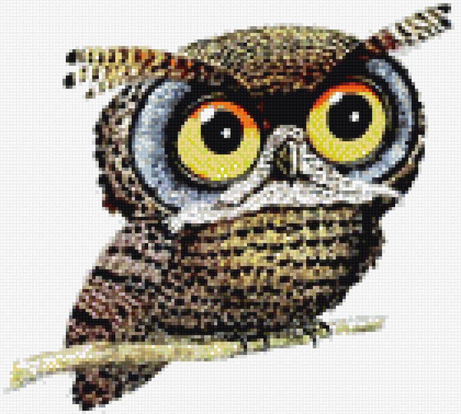 Совуля - совы, пнк, 70 цветов - предпросмотр