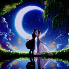 Схема вышивки «ночь»