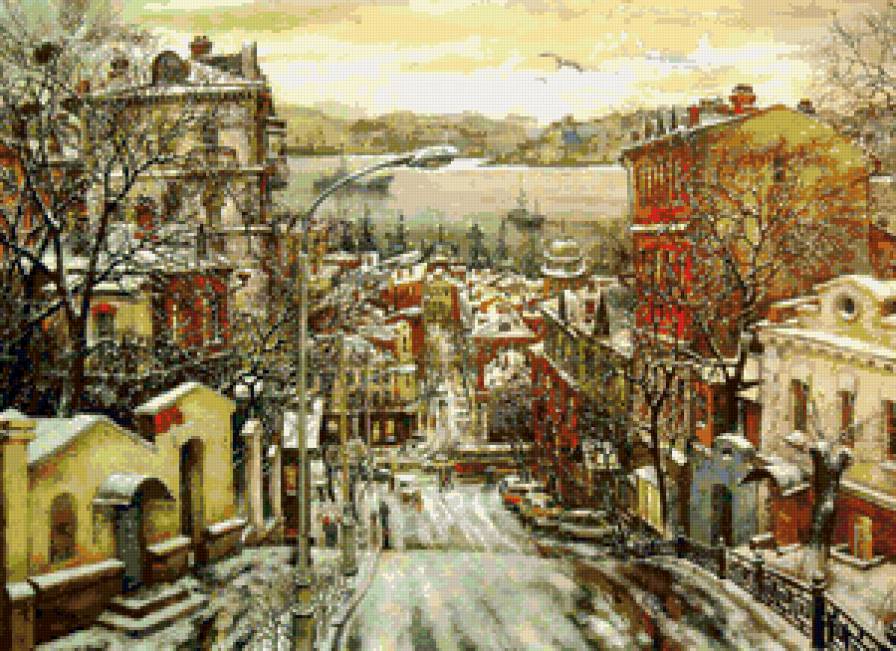 город - пейзаж, природа, дом - предпросмотр