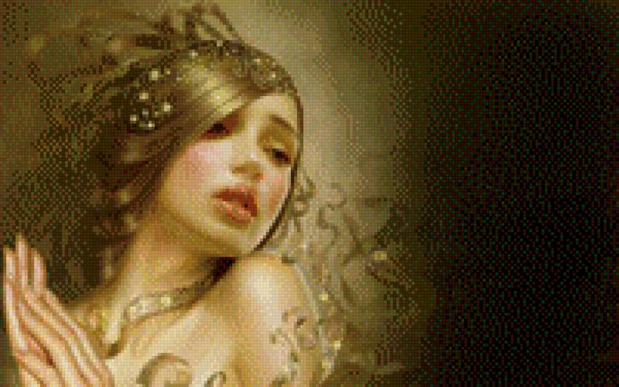 №715594 - портрет, девушка, фэнтези - предпросмотр