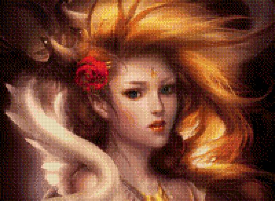 №715642 - девушка, портрет, фэнтези - предпросмотр