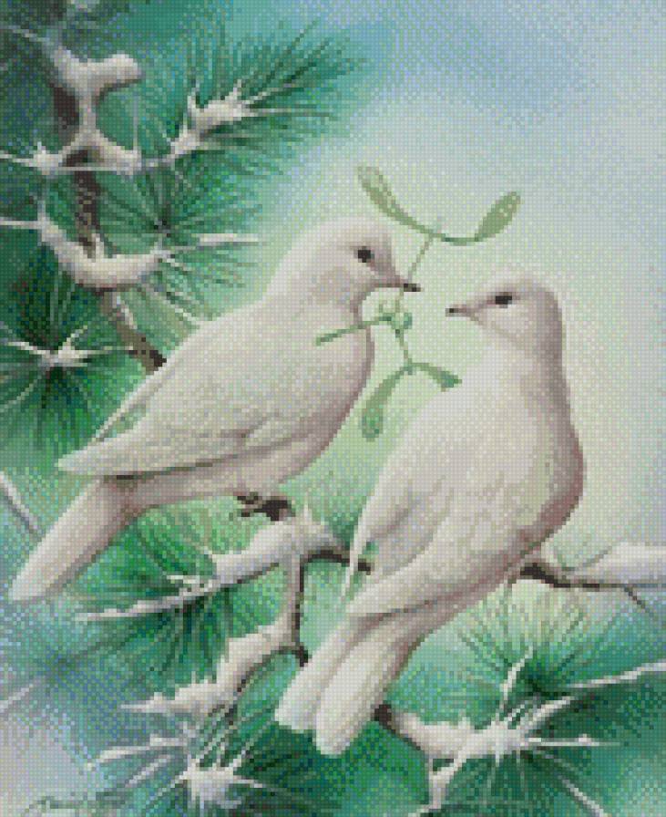 голуби - голуби, голубка - предпросмотр