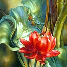 Схема вышивки «цветок»